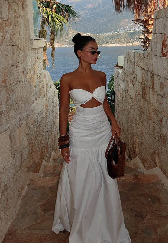 Fira | Robe Bustier Longue Elégante