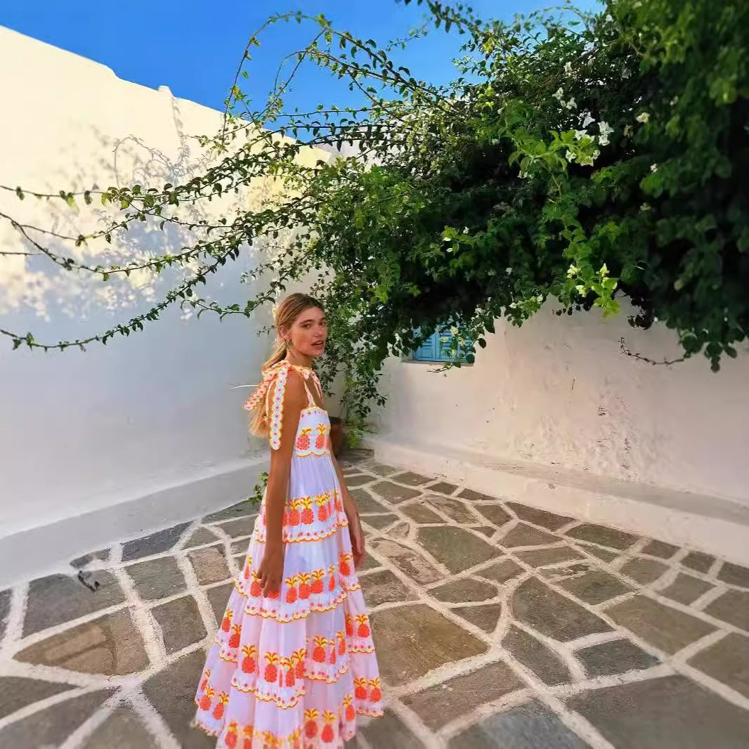 Shaira | Robe Longue Brodée Bohème
