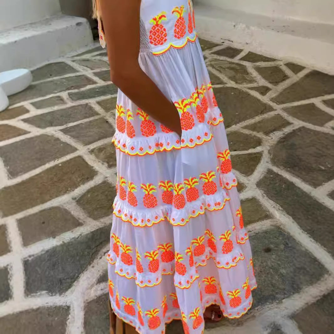 Shaira | Robe Longue Brodée Bohème