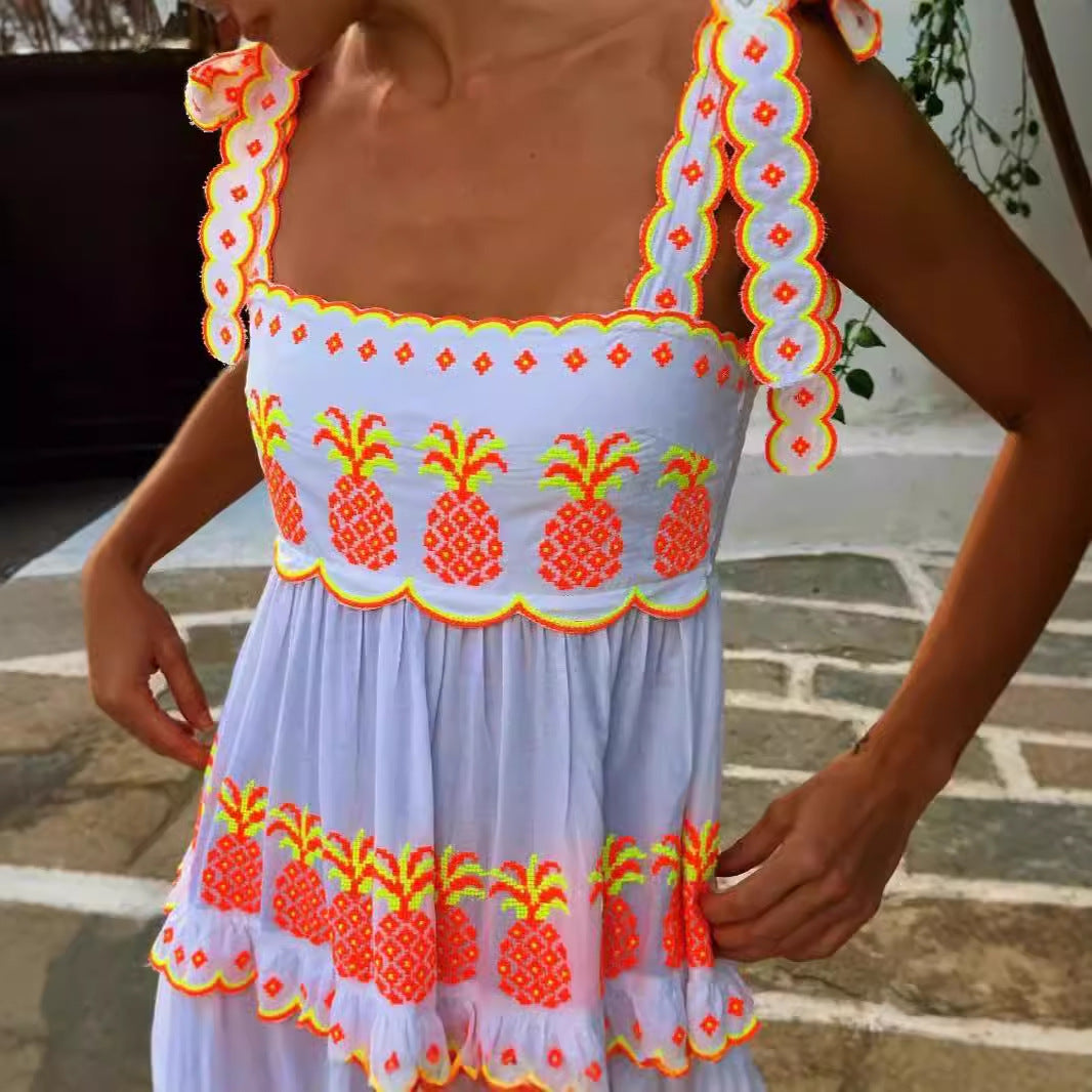 Shaira | Robe Longue Brodée Bohème