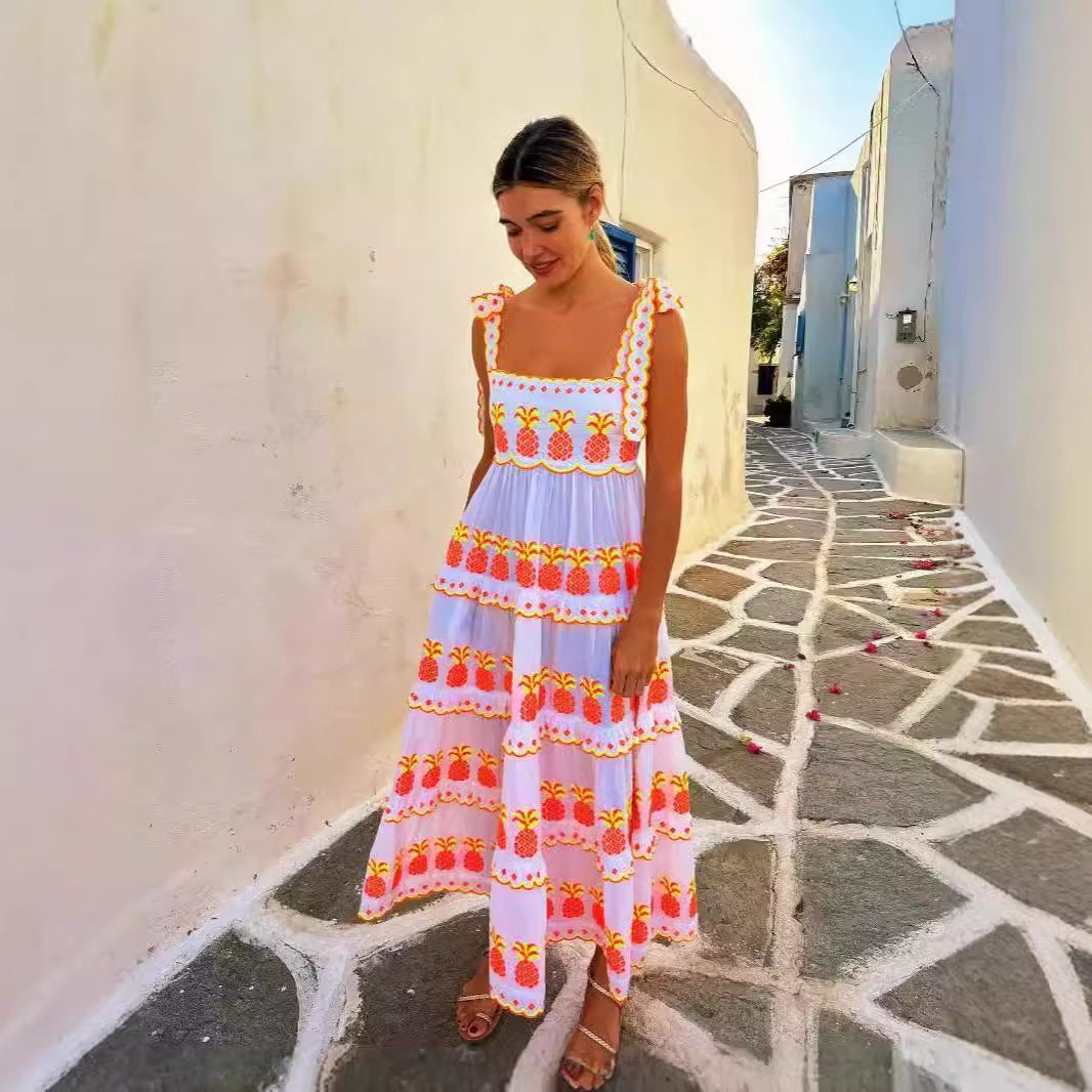 Shaira | Robe Longue Brodée Bohème