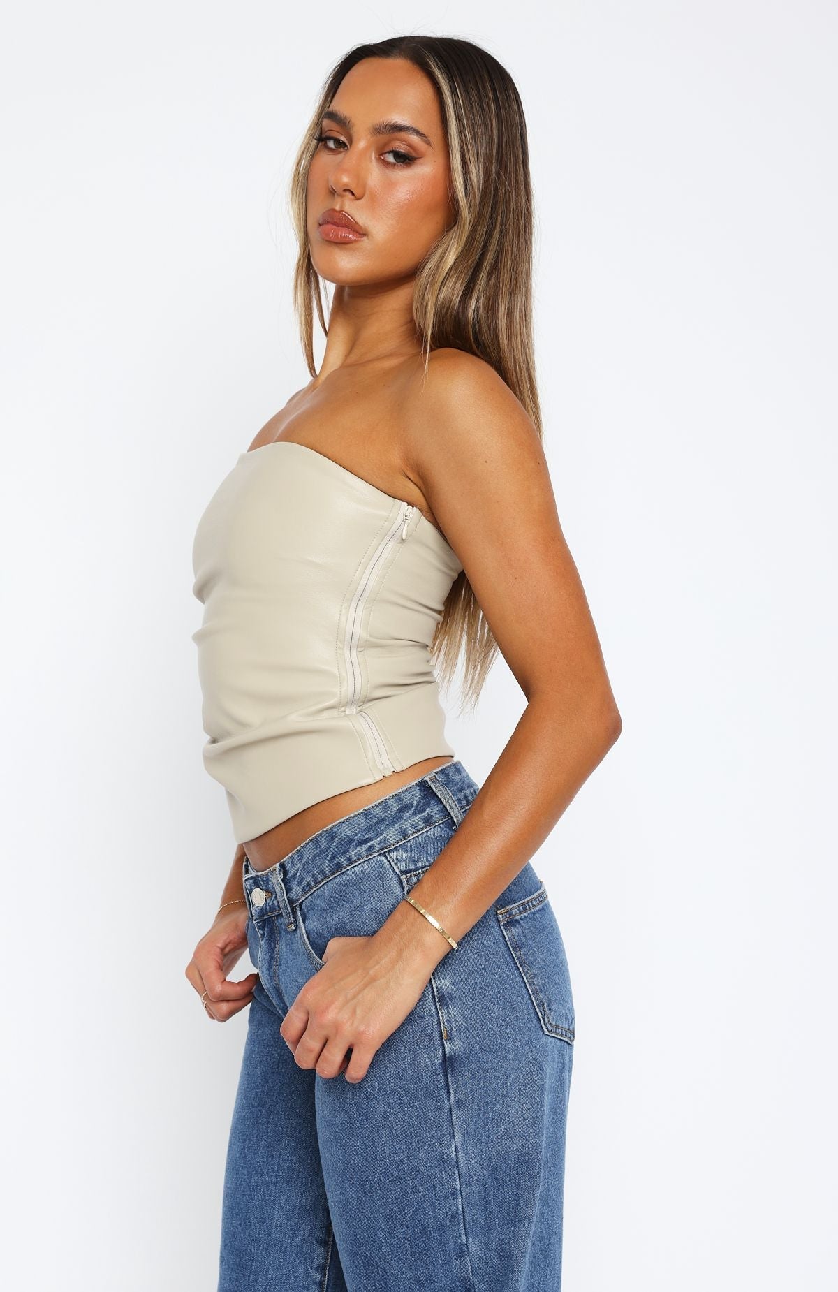LAETITIA I TANK EN CUIR