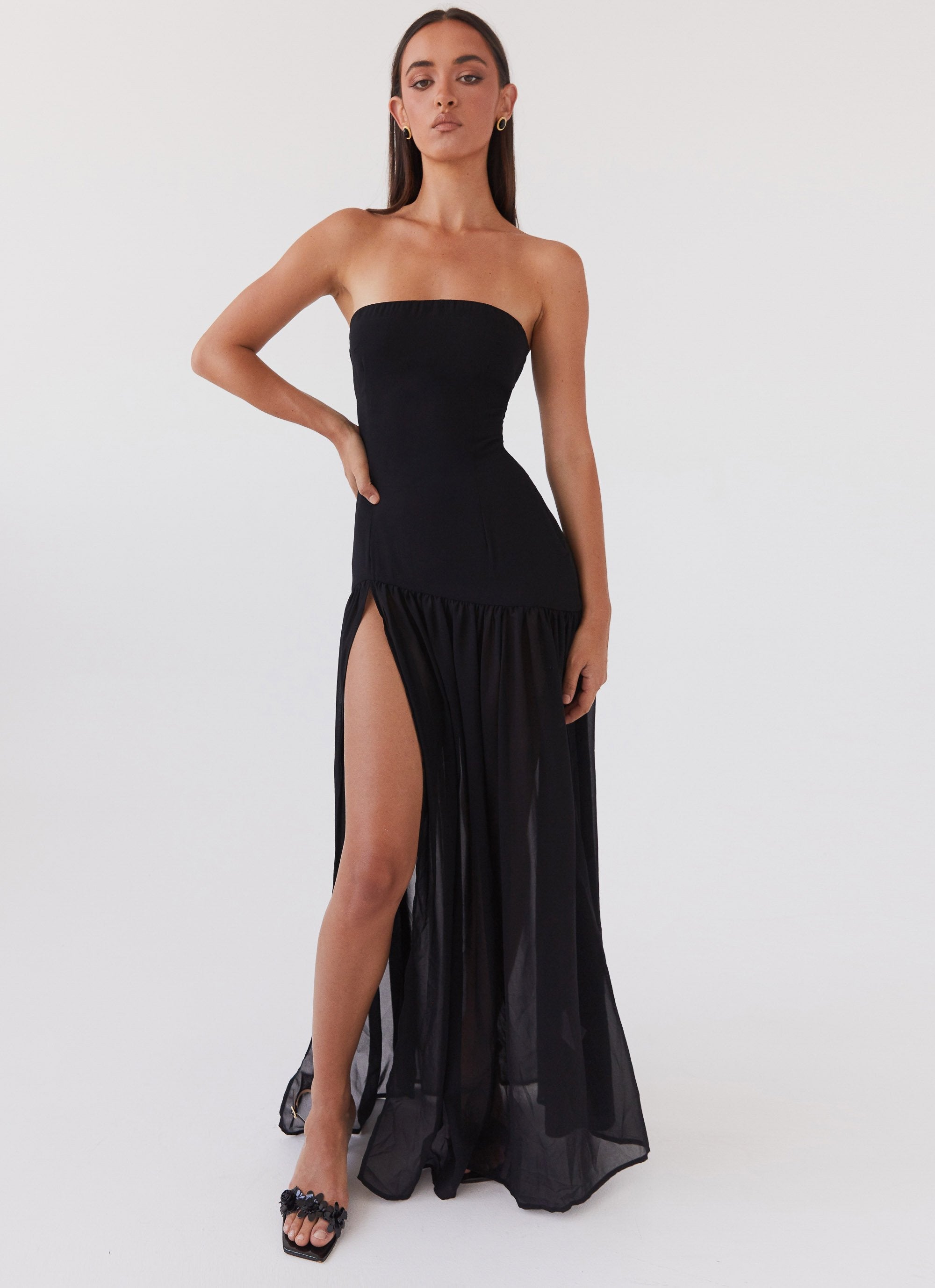 Selia | Robe Longue Bustier Fluide