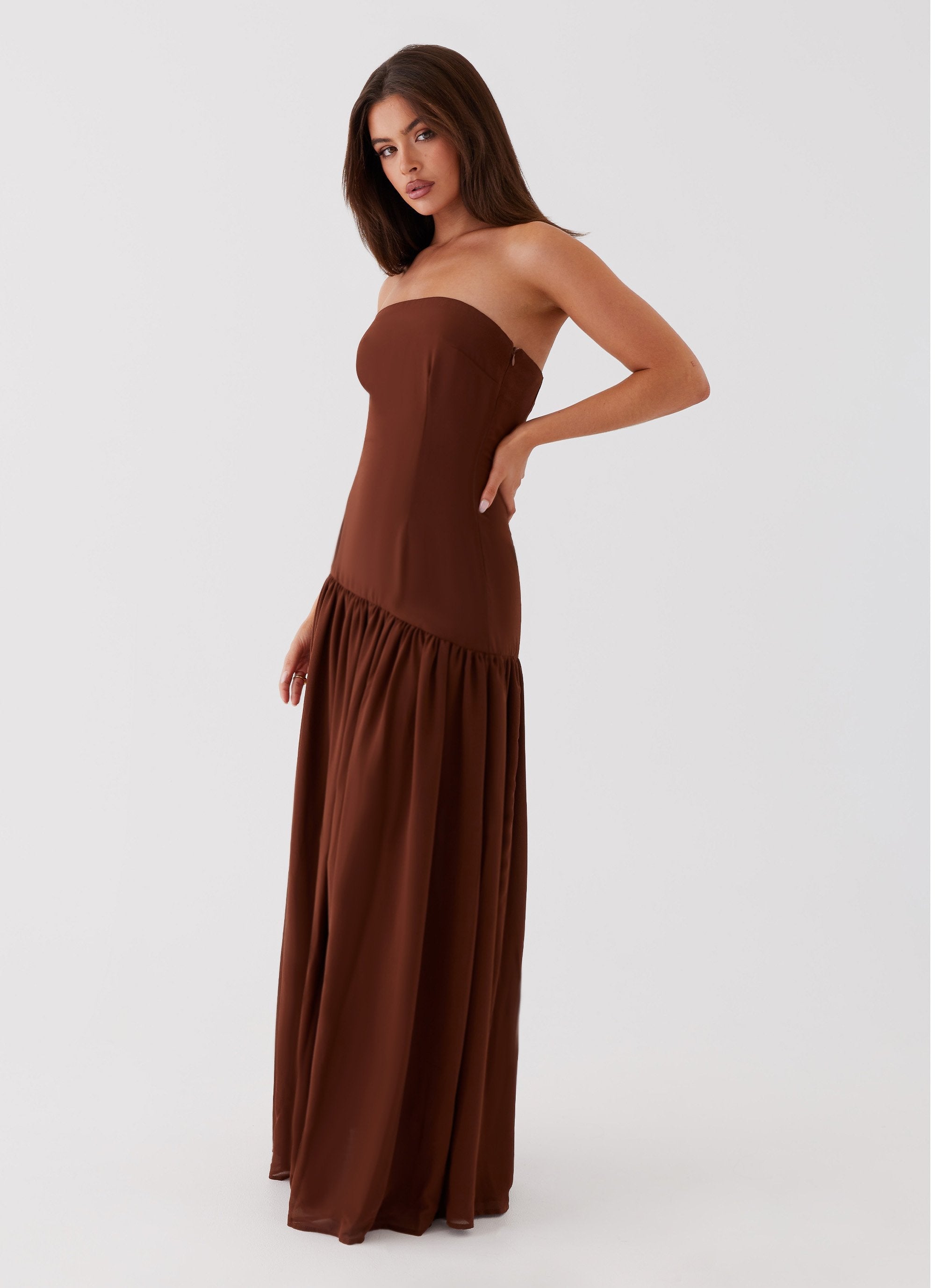 Selia | Robe Longue Bustier Fluide