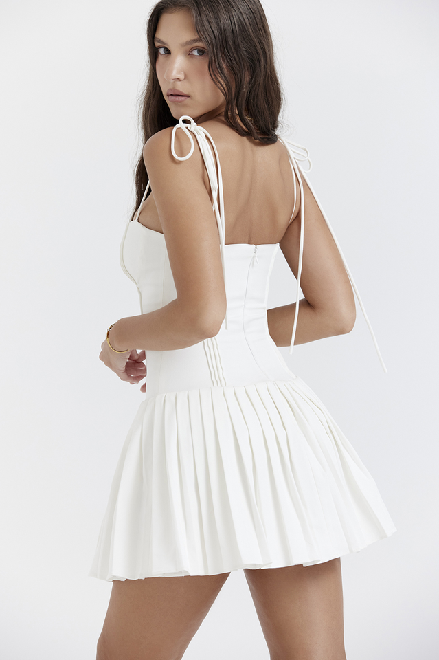 Alba | Robe Corset Plissée