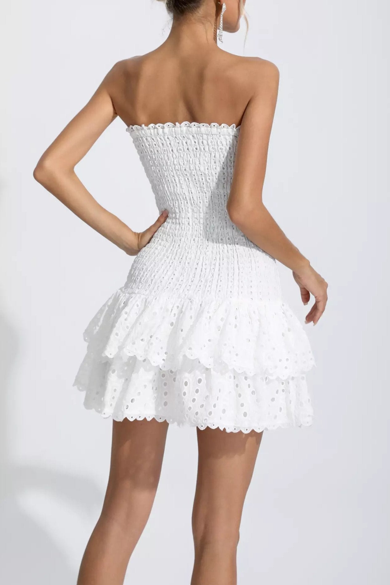 ESTHER | ROBE MINI À VOLANTS