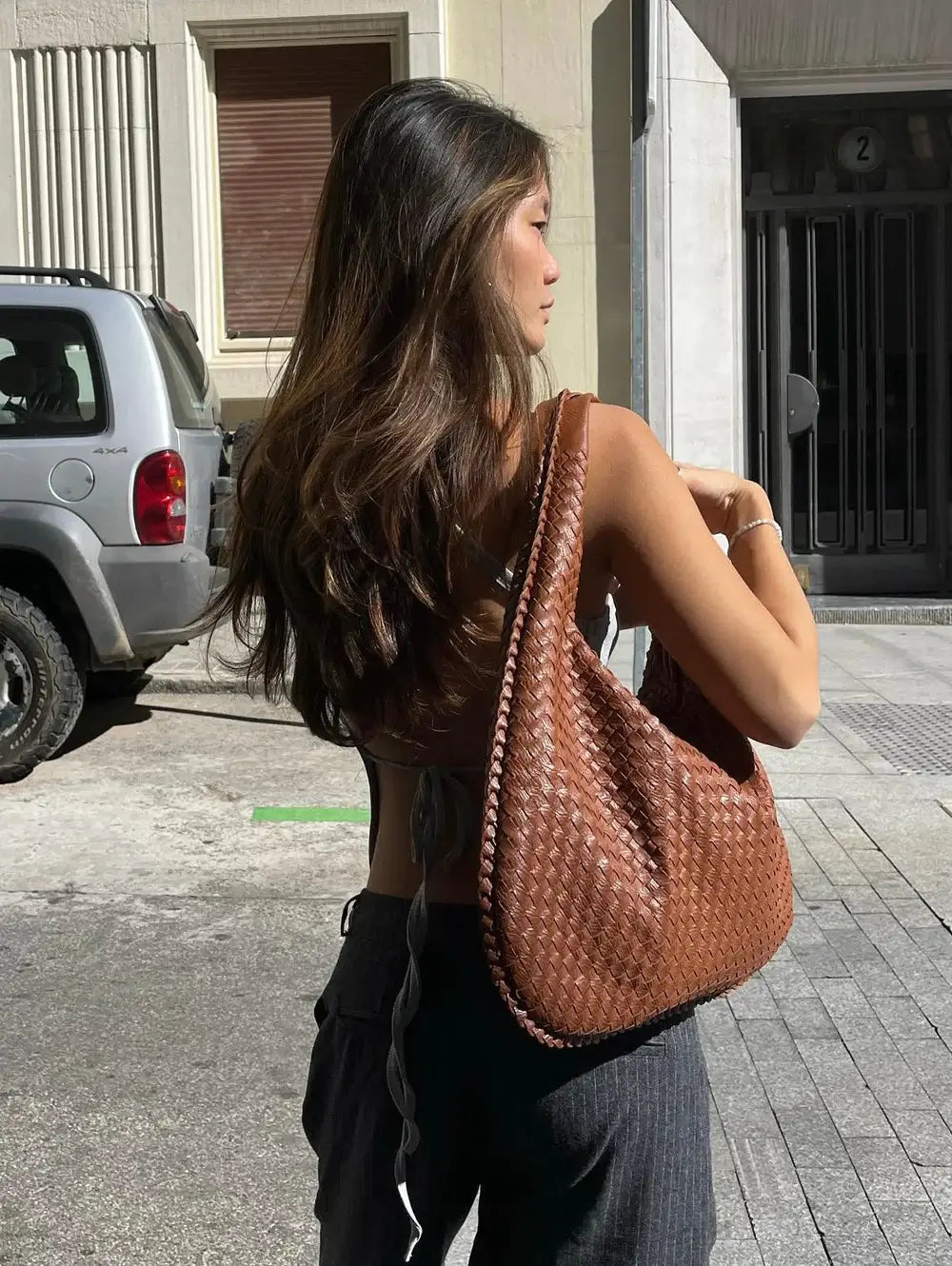 Esmay | Sac Épaule Tressé Souple