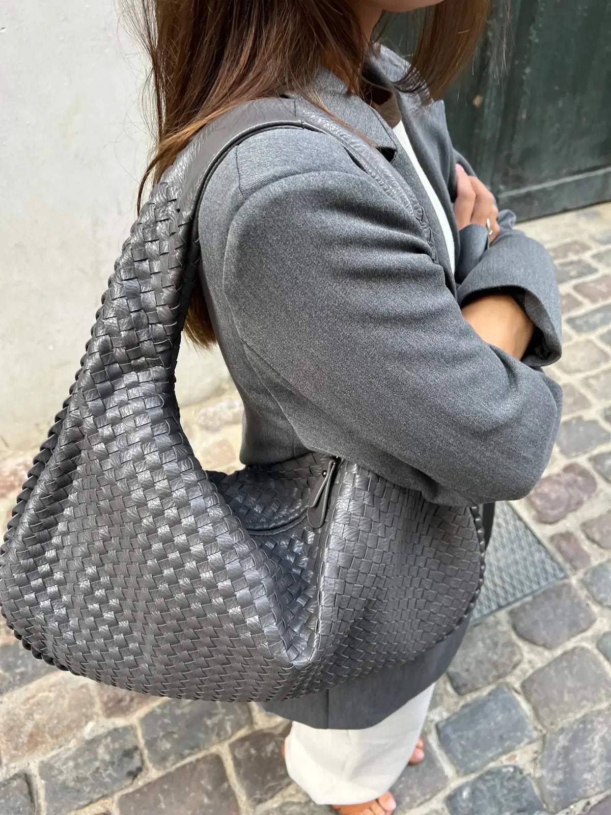 Esmay | Sac Épaule Tressé Souple