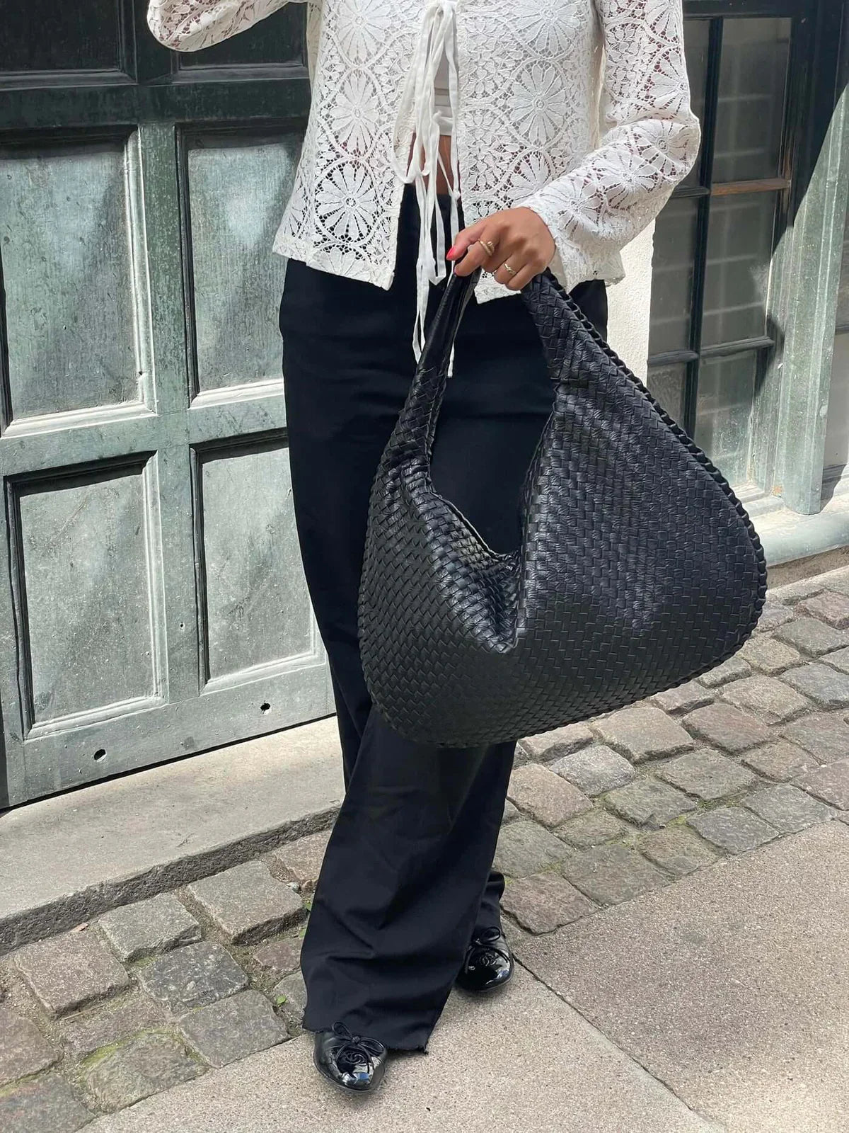 Esmay | Sac Épaule Tressé Souple