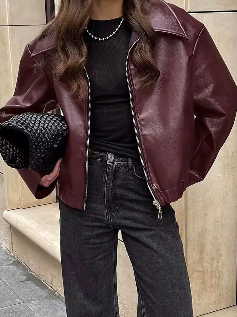 IVY | Veste En Cuir