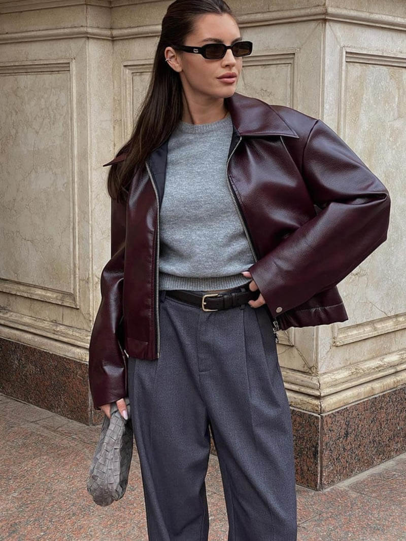 IVY | Veste En Cuir
