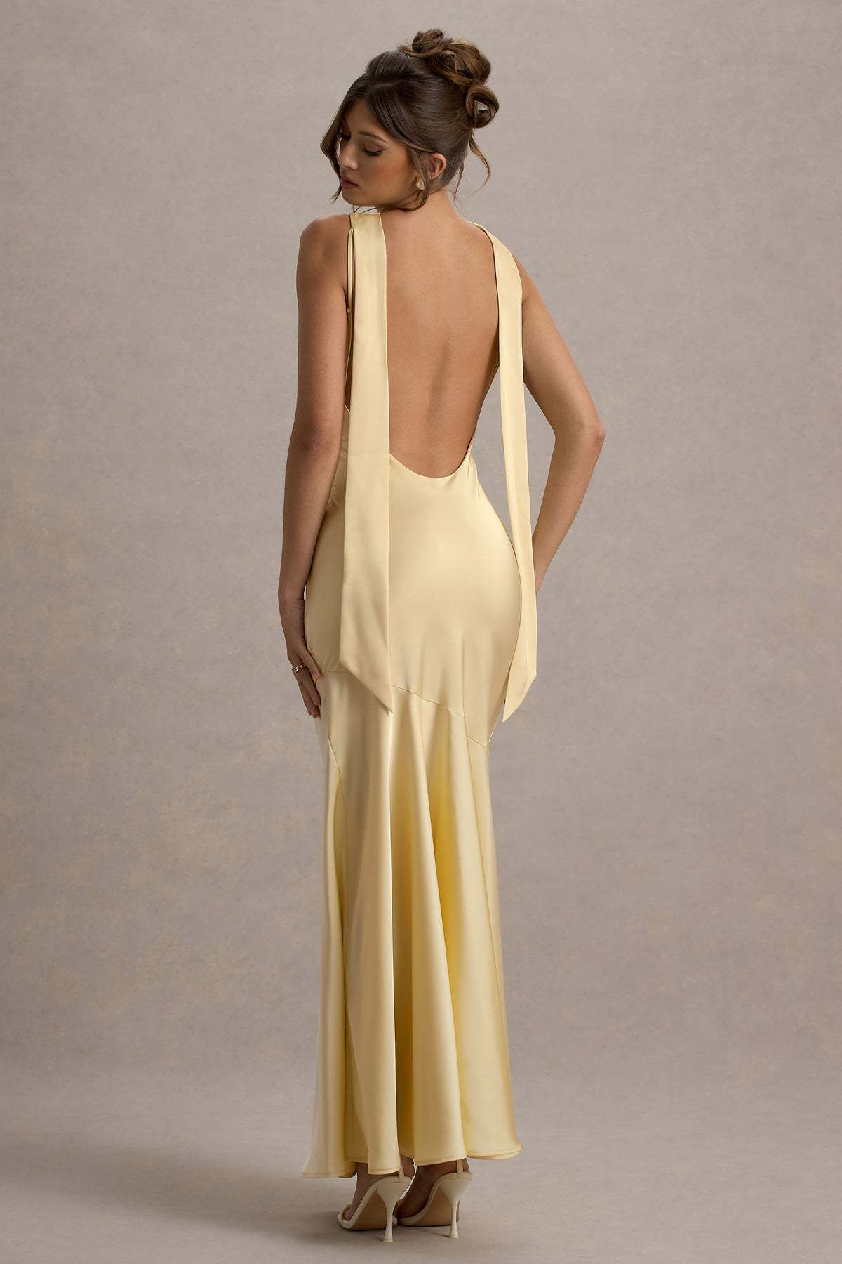 Elya | Robe Longue Évasée Dos Nu