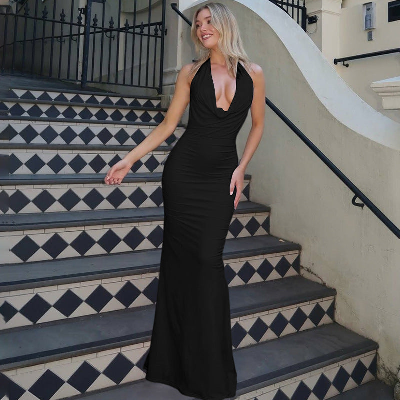 Sylia | Robe Longue Dos Nu