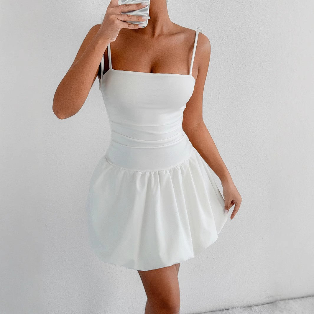 Silka | Robe Courte Bustier Froncée