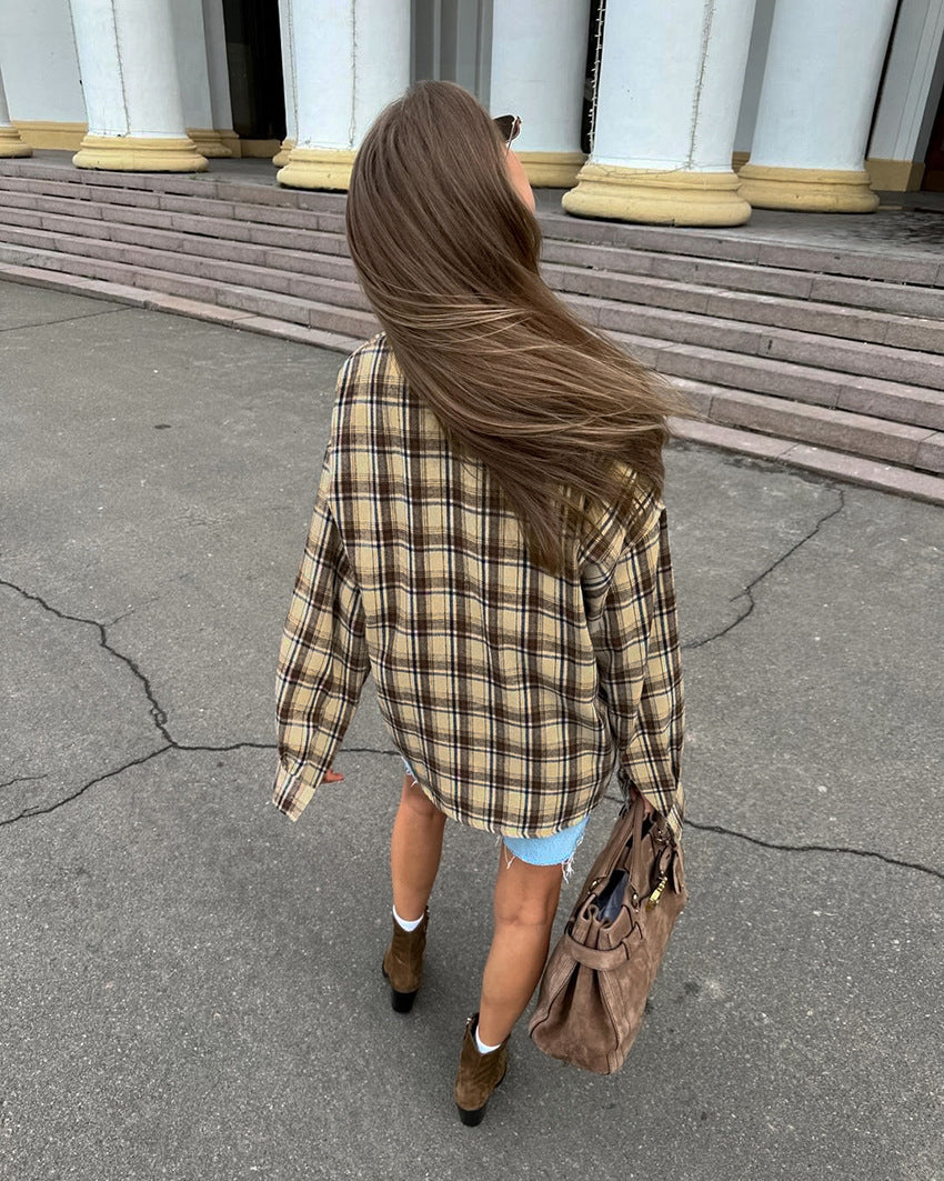 Molly | Chemise Oversize à Carreaux
