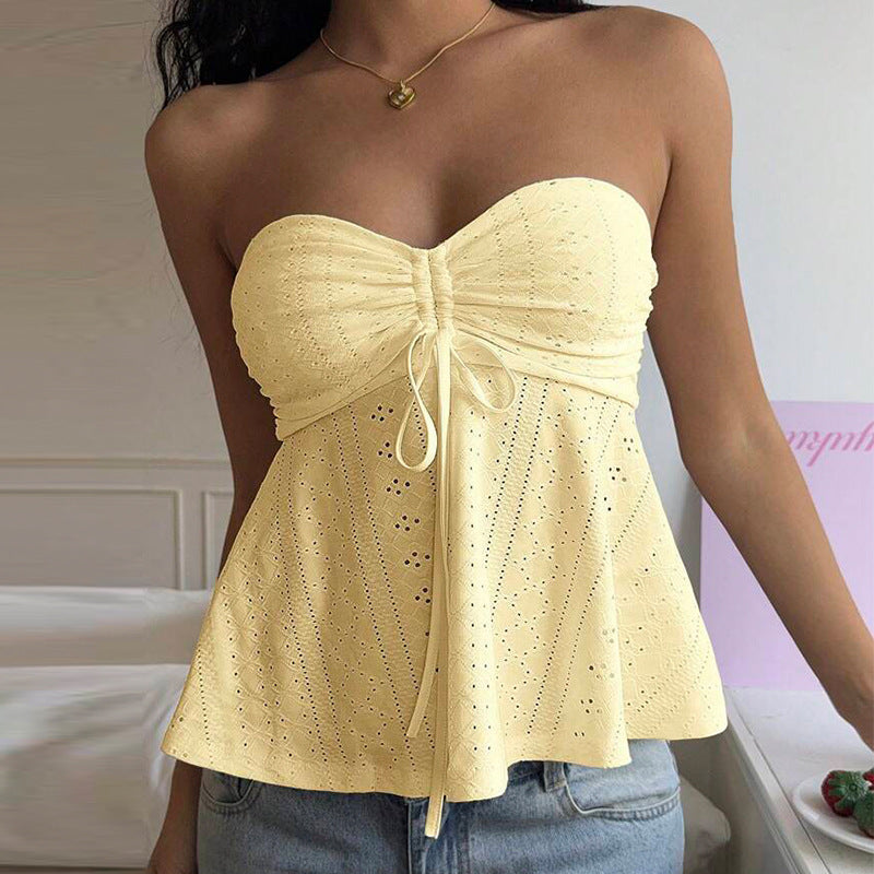 Vanya | Haut Bustier Jacquard