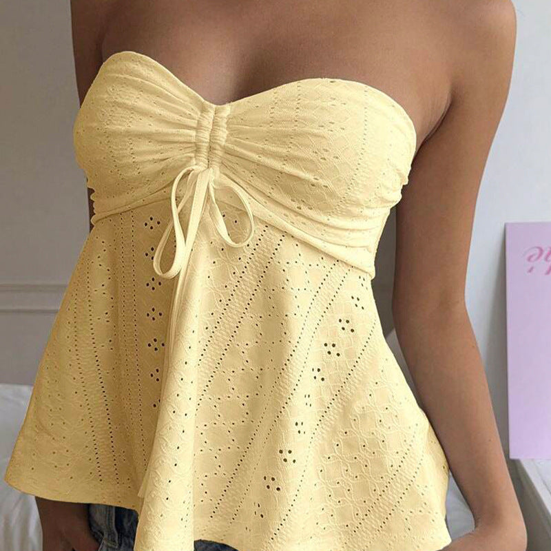 Vanya | Haut Bustier Jacquard
