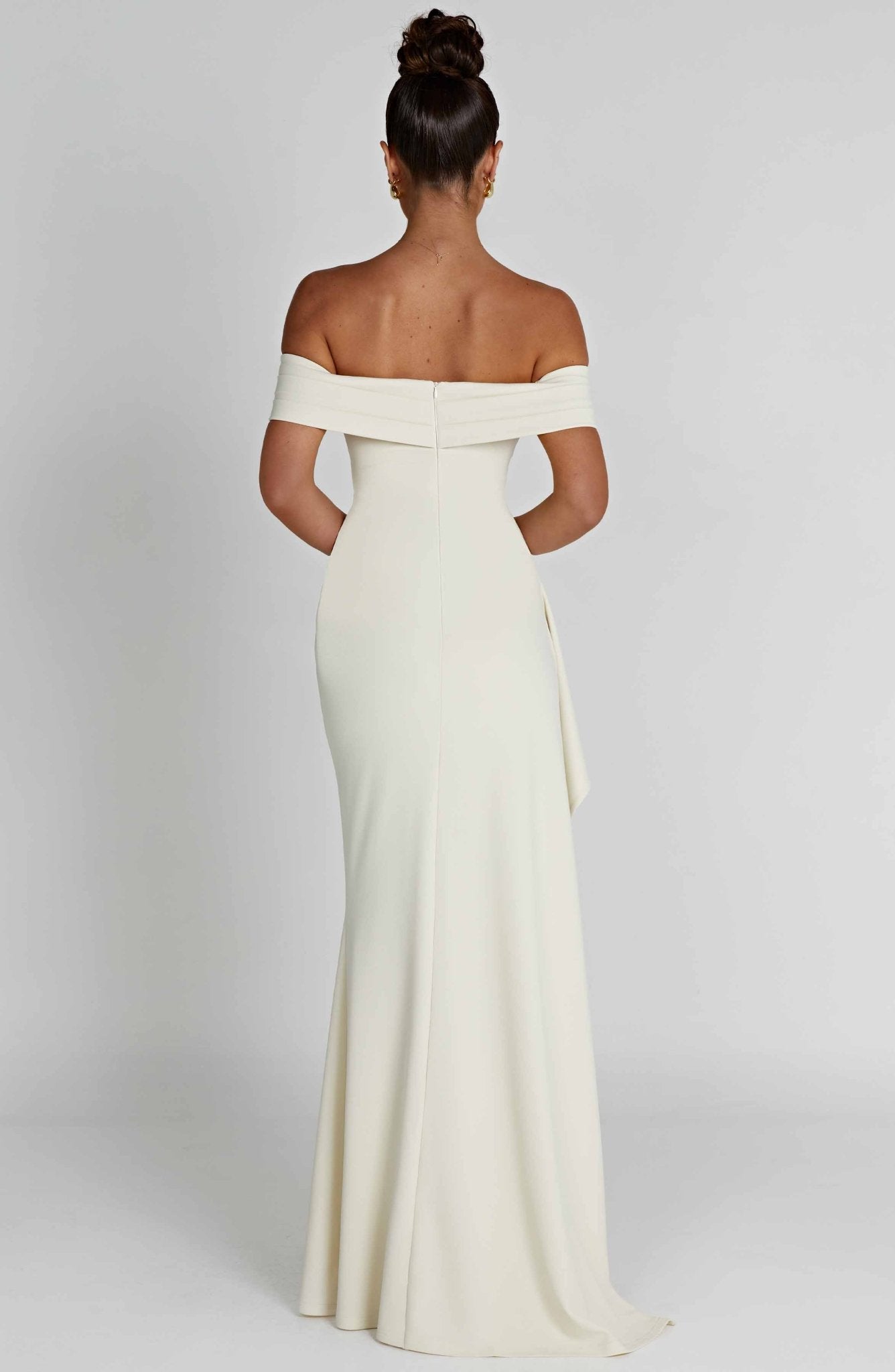Alice | Robe Longue Fendue Épaules Dénudées