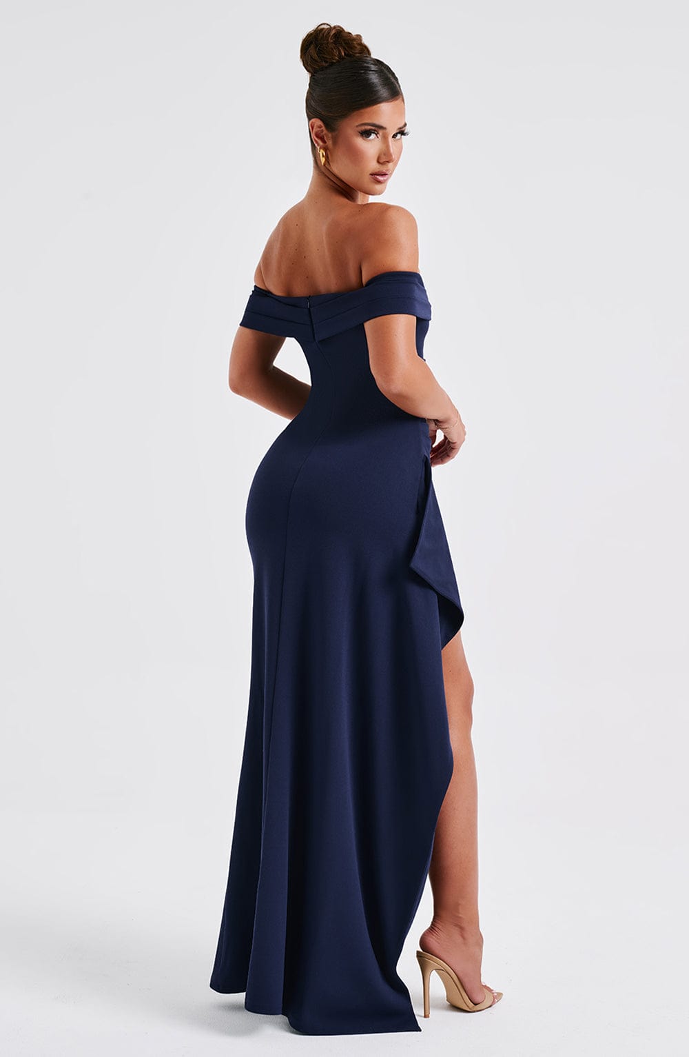 Alice | Robe Longue Fendue Épaules Dénudées