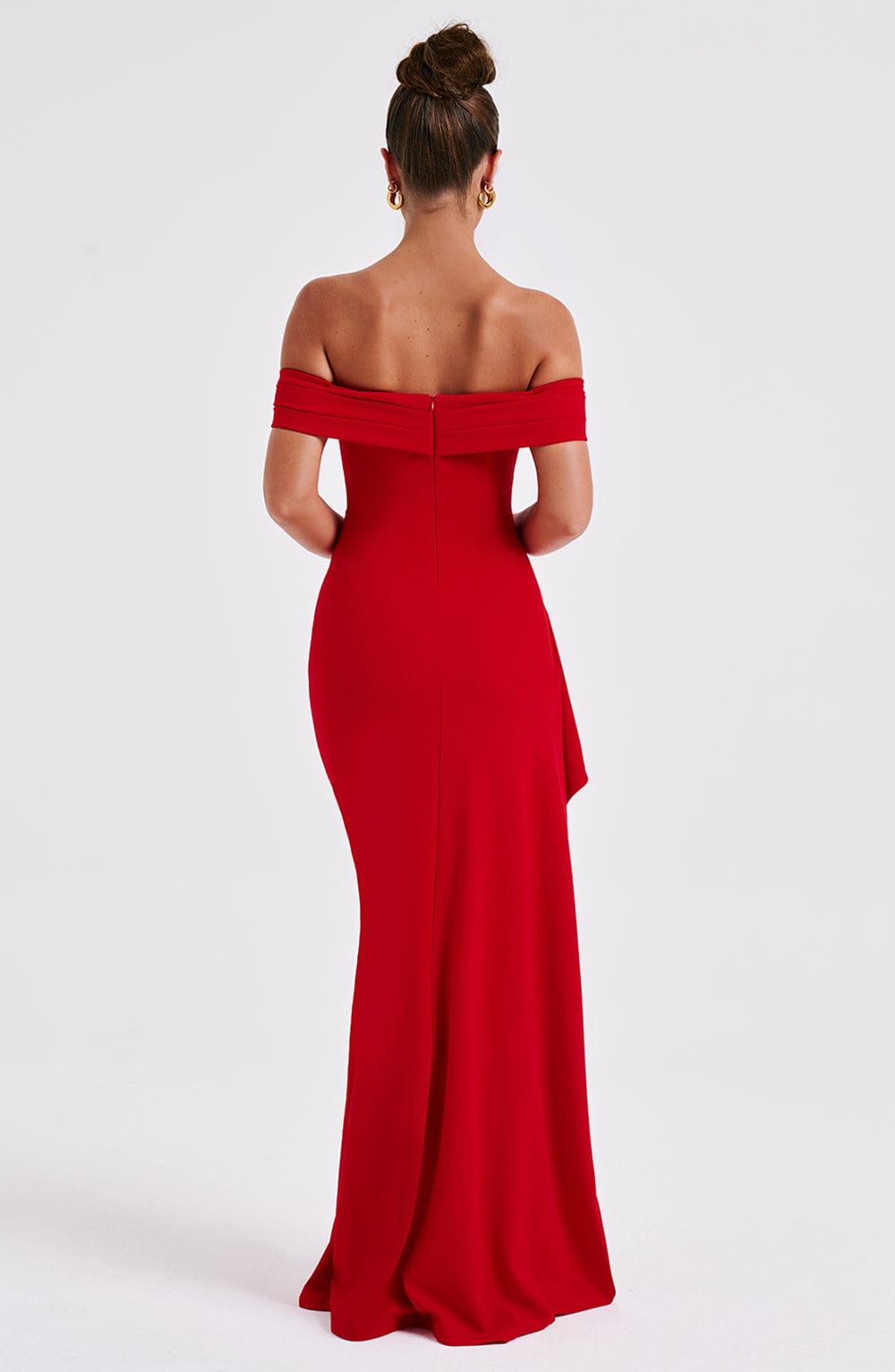 Alice | Robe Longue Fendue Épaules Dénudées